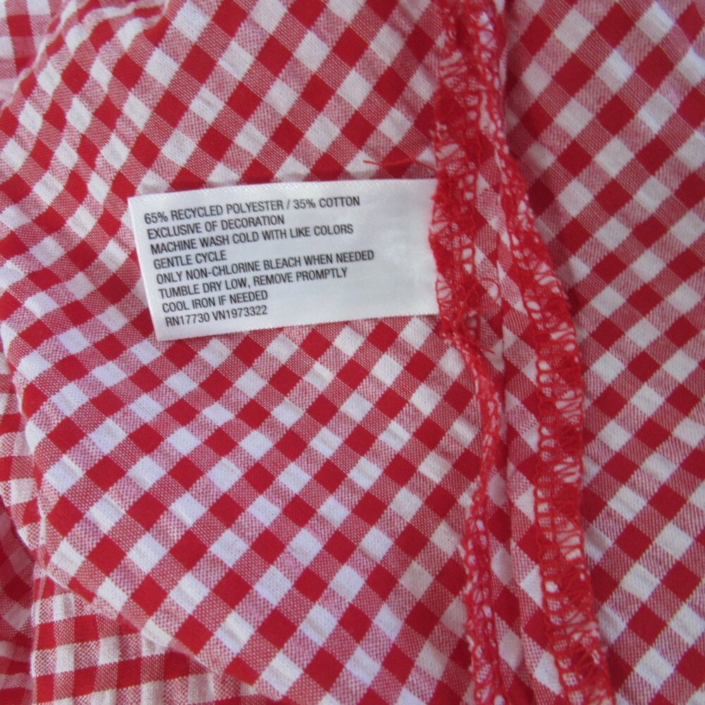 Wild Fable Maxi Skirt Red White Gingham Straight Column Size XXL NWOT - Picture 7 of 13